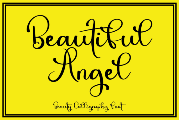 Beautiful Angel Font Review: A Joyful Handwritten Typeface