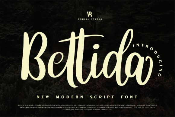 Bettida: A Handwritten Font Built for Digital Branding