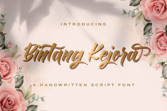Bintang Kejora: A Script Amp Font for Real Design Work