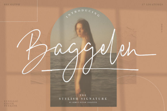Crafting with Baggelen: A Thin Script Font for Handmade Elegance