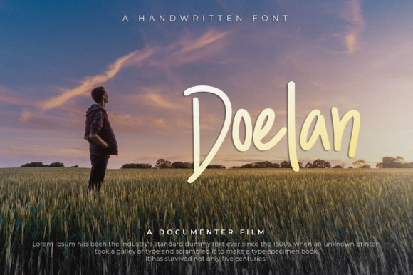 Doelan: A Script Font That Brings Warmth to Editorial Design