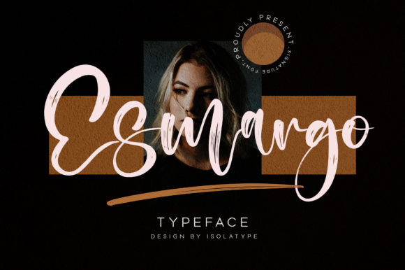 Esmargo Script Font for Handmade Products and Wedding Stationery