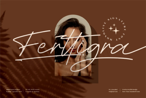 Ferttigra: A Script Font That Brings Elegance to Real Branding Work