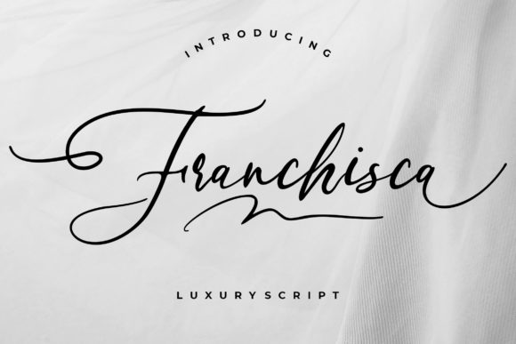 Franchisca: A Luxury Script Font for Editorial Design and Content Branding
