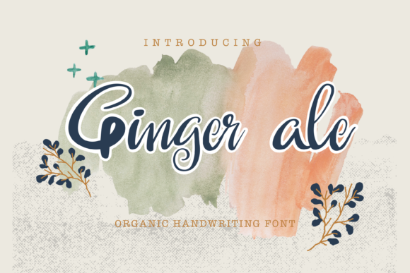 Ginger Ale Font Brings Handwritten Charm to Craft Projects