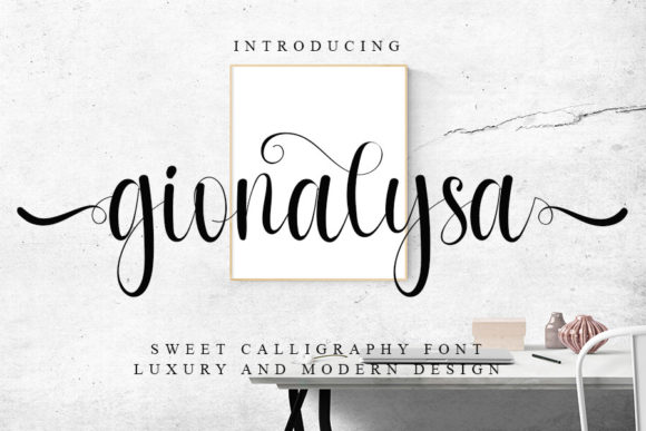 Gionalysa: A Playful Script Font for Marketers and Creators