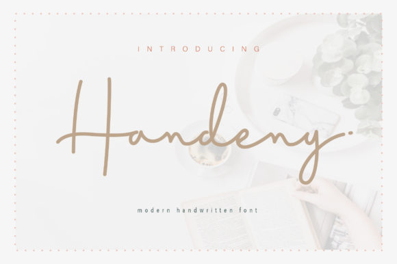 Handeny: A Script Font That Brings Warmth to Web Design