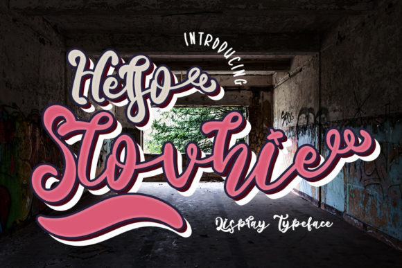 Hello Stovhie: A Script Typeface for Scroll-Stopping Campaigns