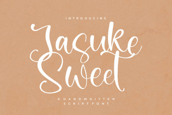 Jasuke Sweet Font: A Dainty Handwritten Typeface for Handmade Sellers
