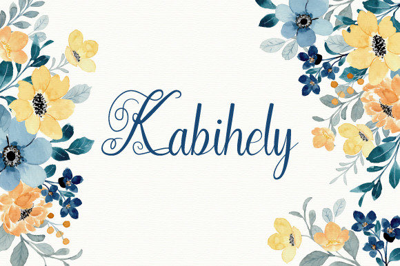 Kabihely: A Graceful Script Font for Editorial Storytelling