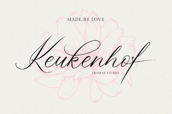 Keukenhof Script Font for Digital Design and Brand Identity