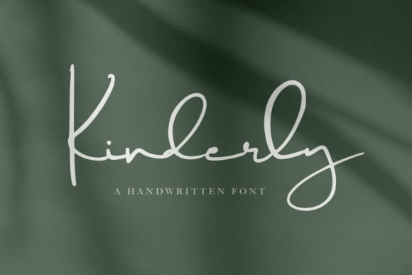 Kinderly Font: Elegant Handwriting for Editorial Design