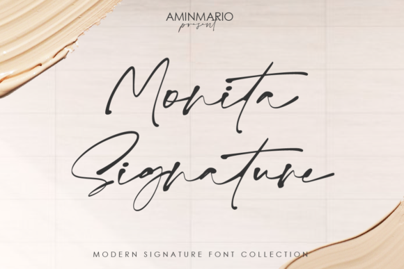Monita Signature Brings Elegant Script Font Charm to Handmade Products