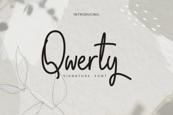 Qwerty: A Handwritten Font That Brings Warmth to Editorial Design