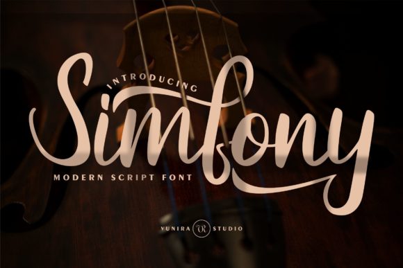 Simfony Font: A Hand Lettered Typeface for Handmade Product Design