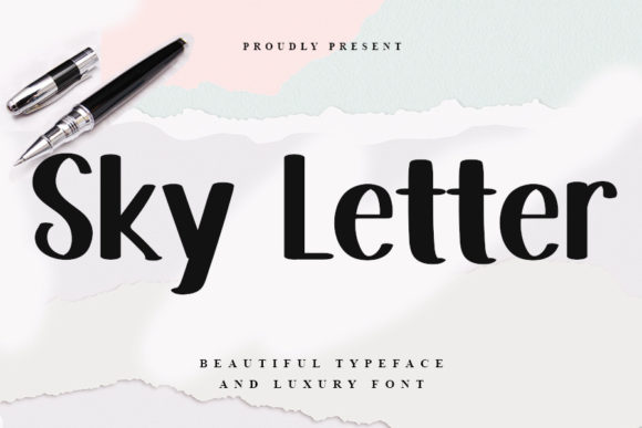 Sky Letter: A Script Font for Editorial and Publishing