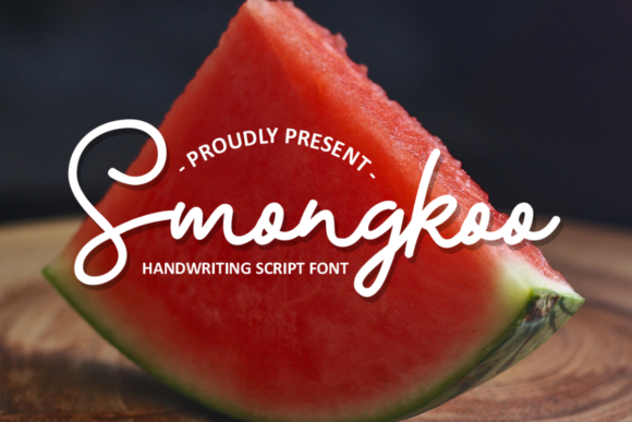 Smongkoo: A Thin Script Typeface for Web Design and Digital Branding