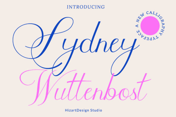 Sydney Wuttenbost: A Web Designer's Take on This Graceful Script Font