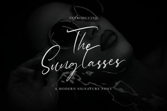 The Sunglasses: A Graceful Script Font for Crafters and Makers