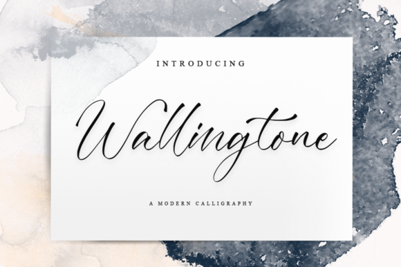 Wallingtone: A Handwritten Script Font for Impactful Brand Content