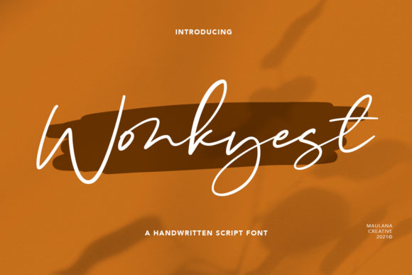 Wonkyest Review: A Refined Script Font for Polished Branding